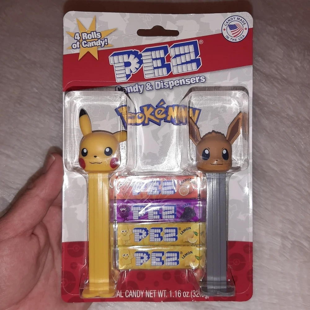NWT! PEZ Pikachu and Eevee Pokémon